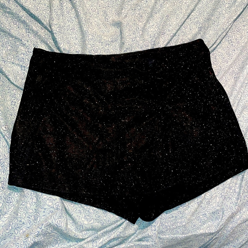 Black Sparkly Skort